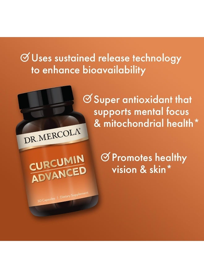 Dr. Mercola Dr Mercola Curcumin Advanced (500mg, 30 Capsules) - Image 4